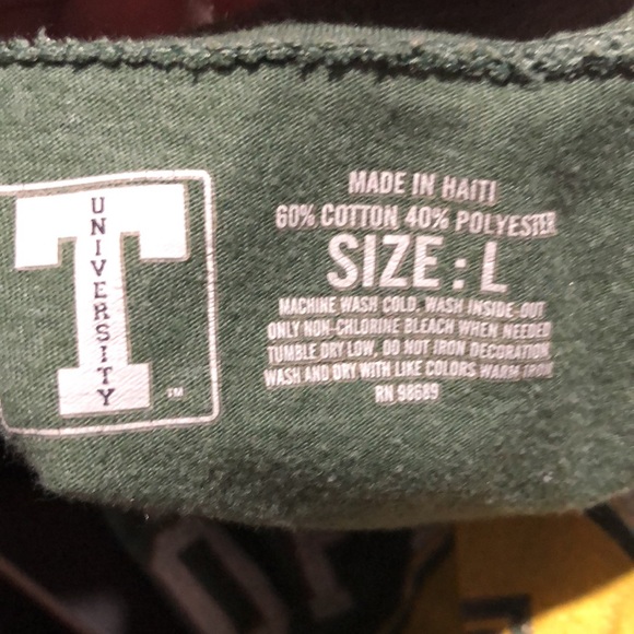 University T University of Oregon green tee large - Picture 9 of 9